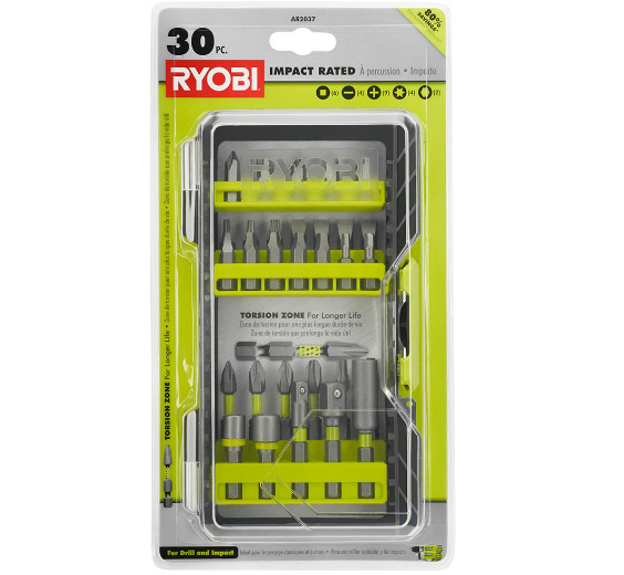 RYOBI 30 PC. Impact Drive Bit Set Direct Tools Canada