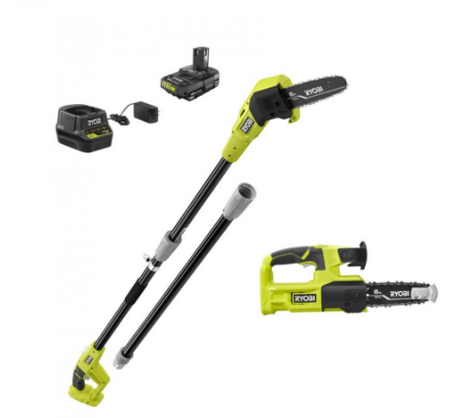 RYOBI 18V ONE+ CHAINSAW 2-Tool Combo Kit