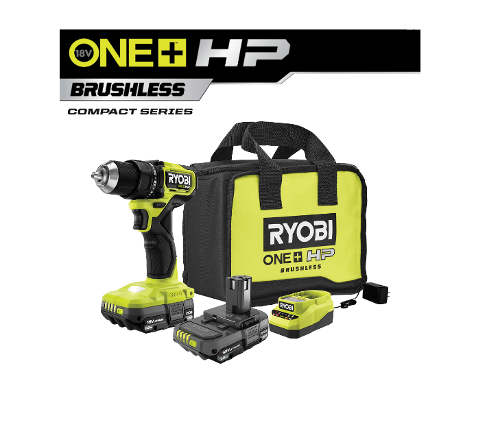 RYOBI 18V ONE+ HP Compact Brushless 1/2